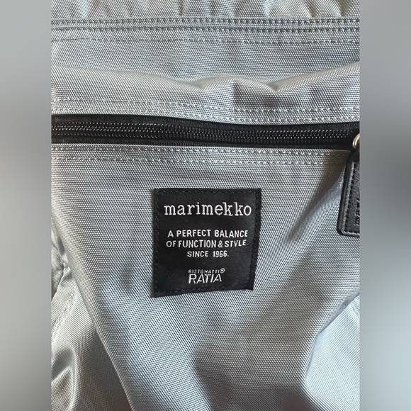 Marimekko Backpack Buddy Light Blue Black Trim - Picture 12 of 15